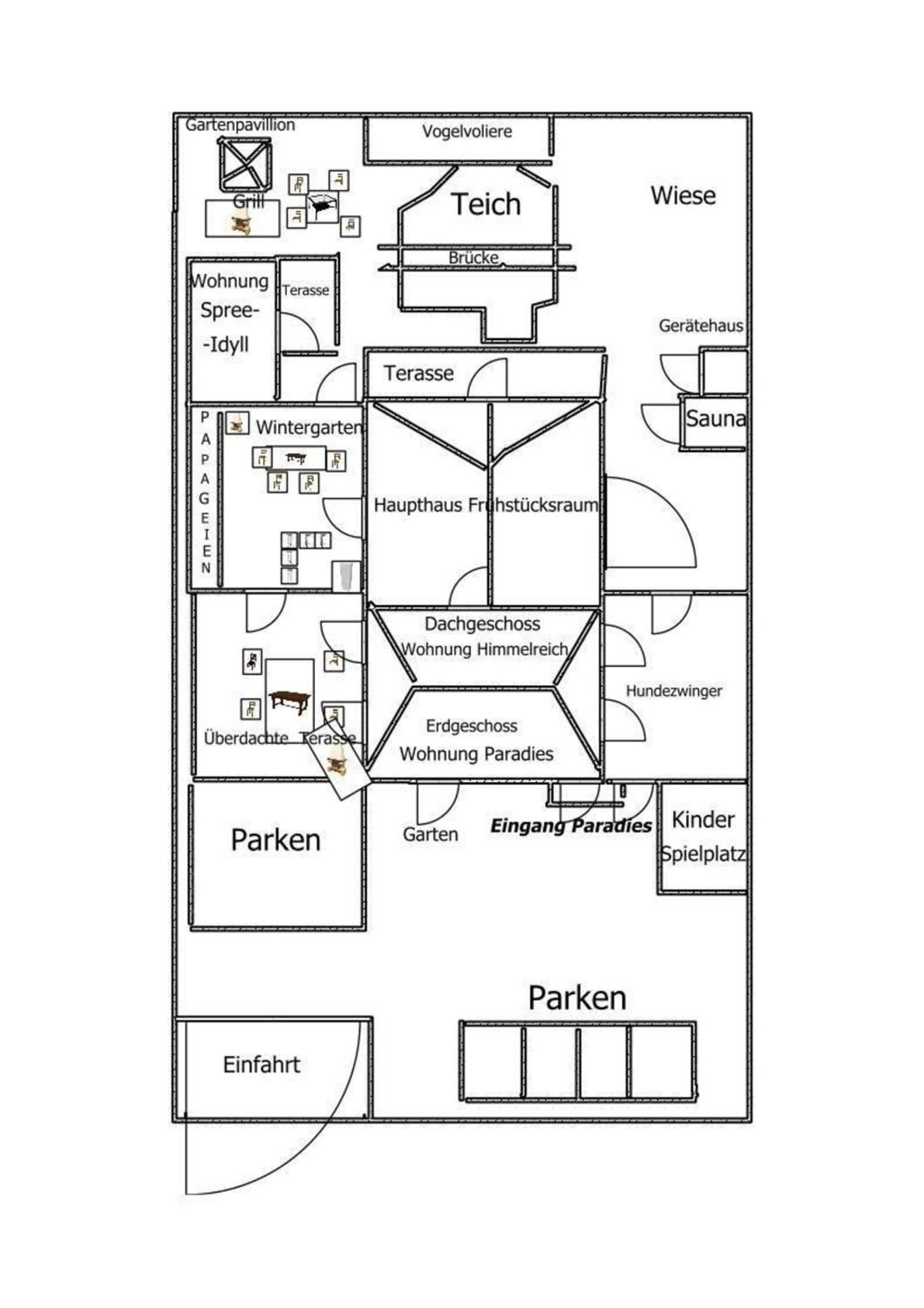 Wohnung In Luebbenauspreewald Mit Garten, Terrasse Und Grill Екстер'єр фото